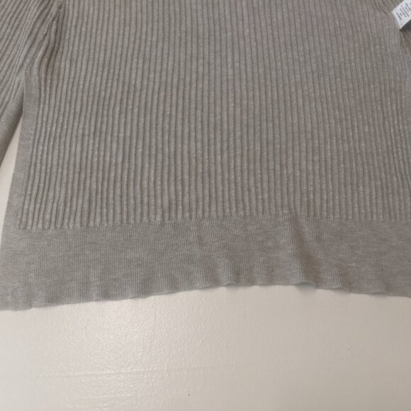 Love Tree Size Small Gray Ribbed Cardigan - Picture 8 of 14